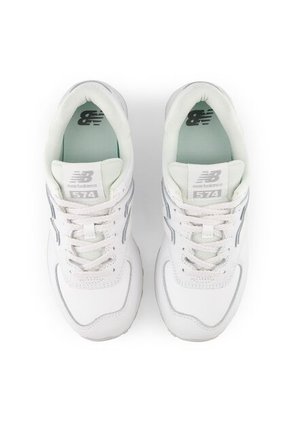 Tenis Deportivos Marca New Balance Original 574 Blanco Mujer