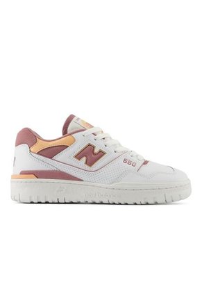 Tenis New Balance 550 Mujer-Blanco/Rojo