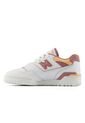 Tenis New Balance 550 Mujer-Blanco/Rojo de New Balance