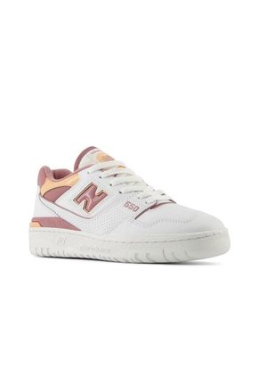 Tenis New Balance 550 Mujer-Blanco/Rojo