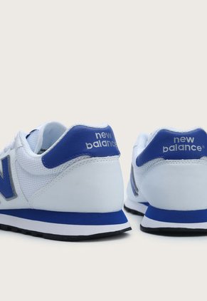 Tenis Lifestyle Blanco-Azul Royal-Negro New Balance 500