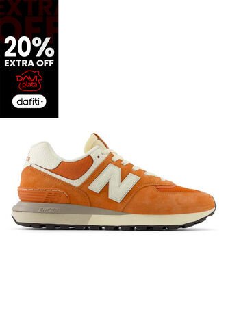 Tenis Deportivos New Balance Original 574 Naranja Unisex New Balance