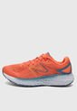 Tenis Running Naranja Neón- Azul Grisáceo New Balance Fresh Foam X Evoz v3 de New Balance