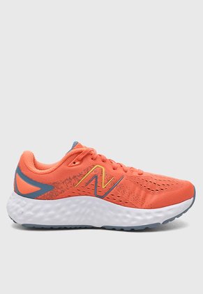 Tenis Running Naranja Neón- Azul Grisáceo New Balance Fresh Foam X Evoz v3