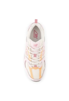 Tenis New Balance 530 Mujer-Blanco/Naranja