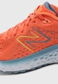 Tenis Running Naranja Neón- Azul Grisáceo New Balance Fresh Foam X Evoz v3 de New Balance