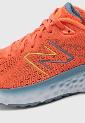 Tenis Running Naranja Neón- Azul Grisáceo New Balance Fresh Foam X Evoz v3