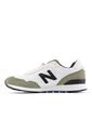 Tenis New Balance 515 Hombre-Blanco/Verde de New Balance