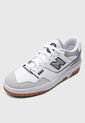 Tenis Lifestyle Blanco-Gris New Balance 550 de New Balance