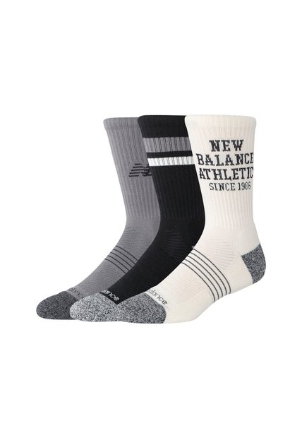 Unisex Active Graphic Crew Socks 3 Pack New Balance LAS35111-AS