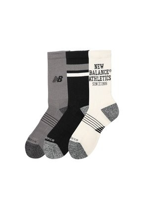 Unisex Active Graphic Crew Socks 3 Pack New Balance LAS35111-AS