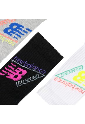 Unisex Active Graphic Crew Socks 3 Pack New Balance LAS35111-AS3