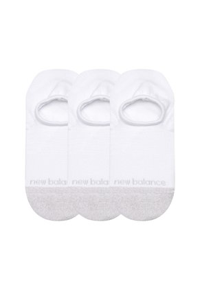 Unisex Active Invisible Socks 3 Pack New Balance LAS35209-WT
