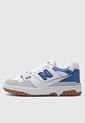 Tenis Lifestyle Blanco-Azul-Gris New Balance 550 de New Balance