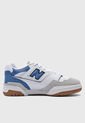 Tenis Lifestyle Blanco-Azul-Gris New Balance 550 de New Balance