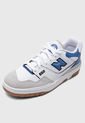 Tenis Lifestyle Blanco-Azul-Gris New Balance 550 de New Balance