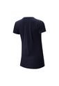 Camiseta New Balance Essentials Stacked Para Mujer-Azul de New Balance
