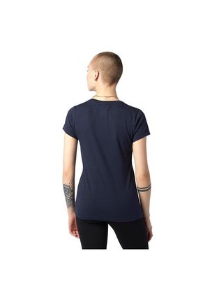 Camiseta New Balance Essentials Stacked Para Mujer-Azul