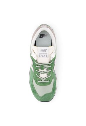Tenis New Balance 574 Hombre-Verde/Blanco