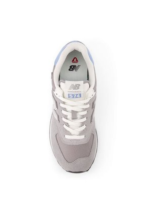 Tenis New Balance 574 Unisex-Gris/Azul