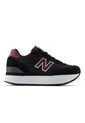 Tenis New Balance 515 Mujer-Negro/Rojo de New Balance
