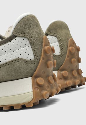 Tenis Lifestyle Blanco-Verde Oliva-Miel New Balance 327