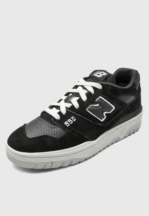 Tenis Lifestyle Negro-Blanco-Gris New Balance 550