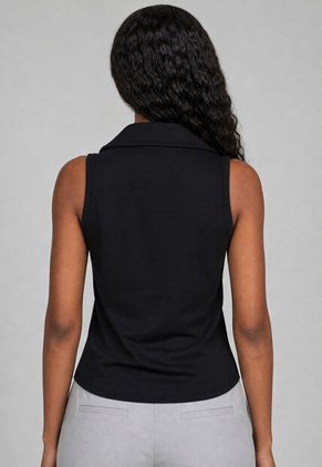 Camiseta de Tennis new balance Tournament Tank Negro