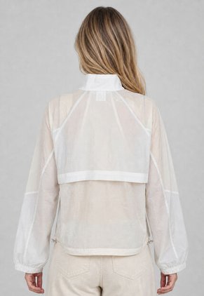Chaqueta Running new balance Better Run Beige