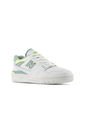 Tenis Deportivos New Balance 550 Blanco/Verde Para Mujer de New Balance