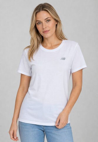 Camiseta new balance Sport Essentials Heathertech Blanco New Balance