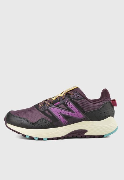 Tenis Trail Violeta-Negro-Marfil new balance 410 V8