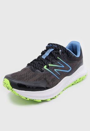 Trail Running Negro-Verde Neón-Azul New Balance DynaSoft Nitrel v5