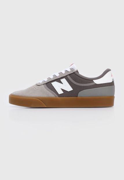 Tenis Skateboarding Gris-Blanco-Café New Balance 272