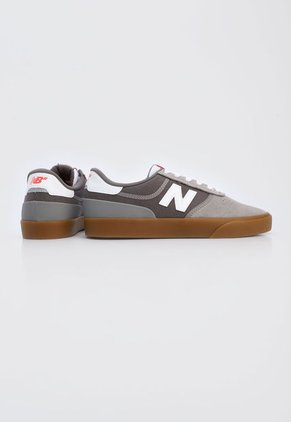 Tenis Skateboarding Gris-Blanco-Café New Balance 272