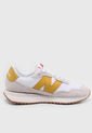 Tenis Lifestyle Beige-Blanco-Mostaza New Balance 237 de New Balance