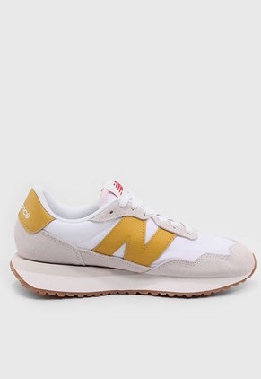 Tenis Lifestyle Beige-Blanco-Mostaza New Balance 237