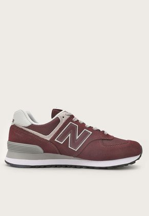 Tenis new balance 574 Vinotinto