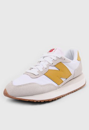 Tenis Lifestyle Beige-Blanco-Mostaza New Balance 237