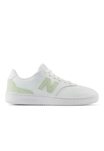 Tenis New Balance Bb80 Mujer-Blanco/Verde New Balance