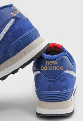 Tenis Lifestyle Azul Royal-Ocre-Blanco New Balance 574