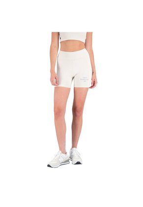 Pantaloneta New Balance Original Essential Blanco Para Mujer