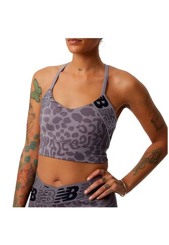 Tops New Balance Originales Sport Relentless Crop Lila Mujer New Balance