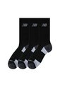 Medias Deportivas New Balance Original Crew 3-P Negro Unisex de New Balance