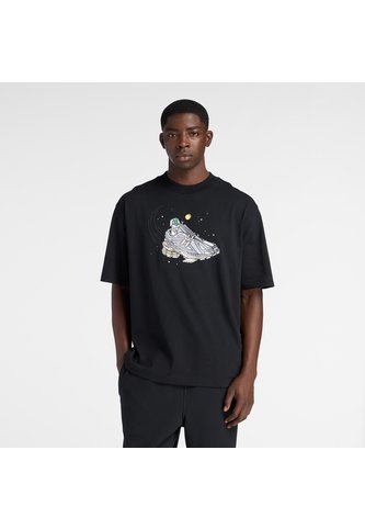 Camisa Deportiva New Balance Ghica Shuttle Negro Para Hombre New Balance