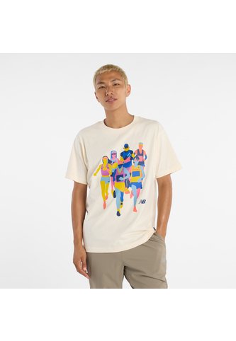 Camisa Deportiva New Balance Original Athletics Beige Hombre New Balance