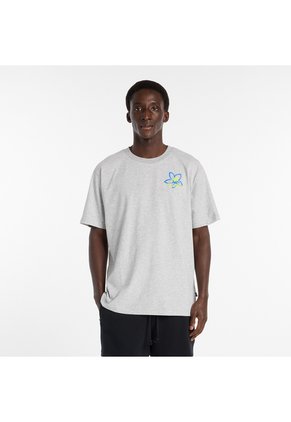 Camisa Deportiva New Balance Original BostonCity Gris Hombre