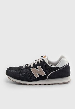 Tenis Lifestyle Negro-Beige-Marfil New Balance 373 v2