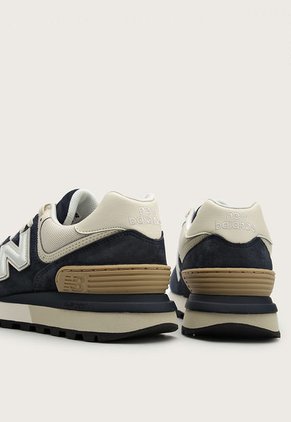 Tenis Lifestyle Azul Navy-Marfil-Mostaza New Balance 574