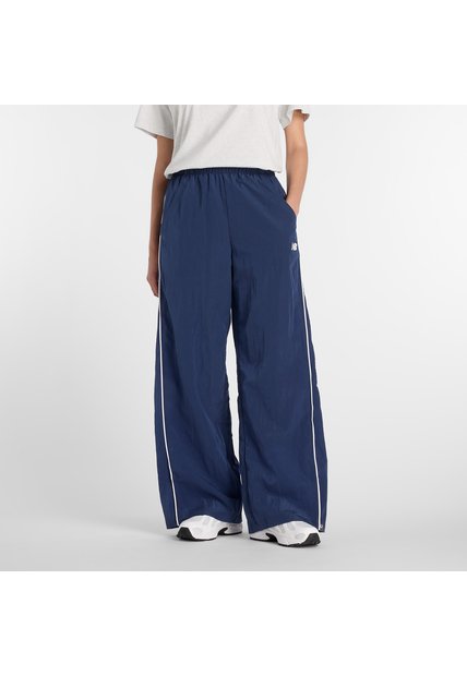 Pantalon Deportivos New Balance Originales Legacy Azul Mujer